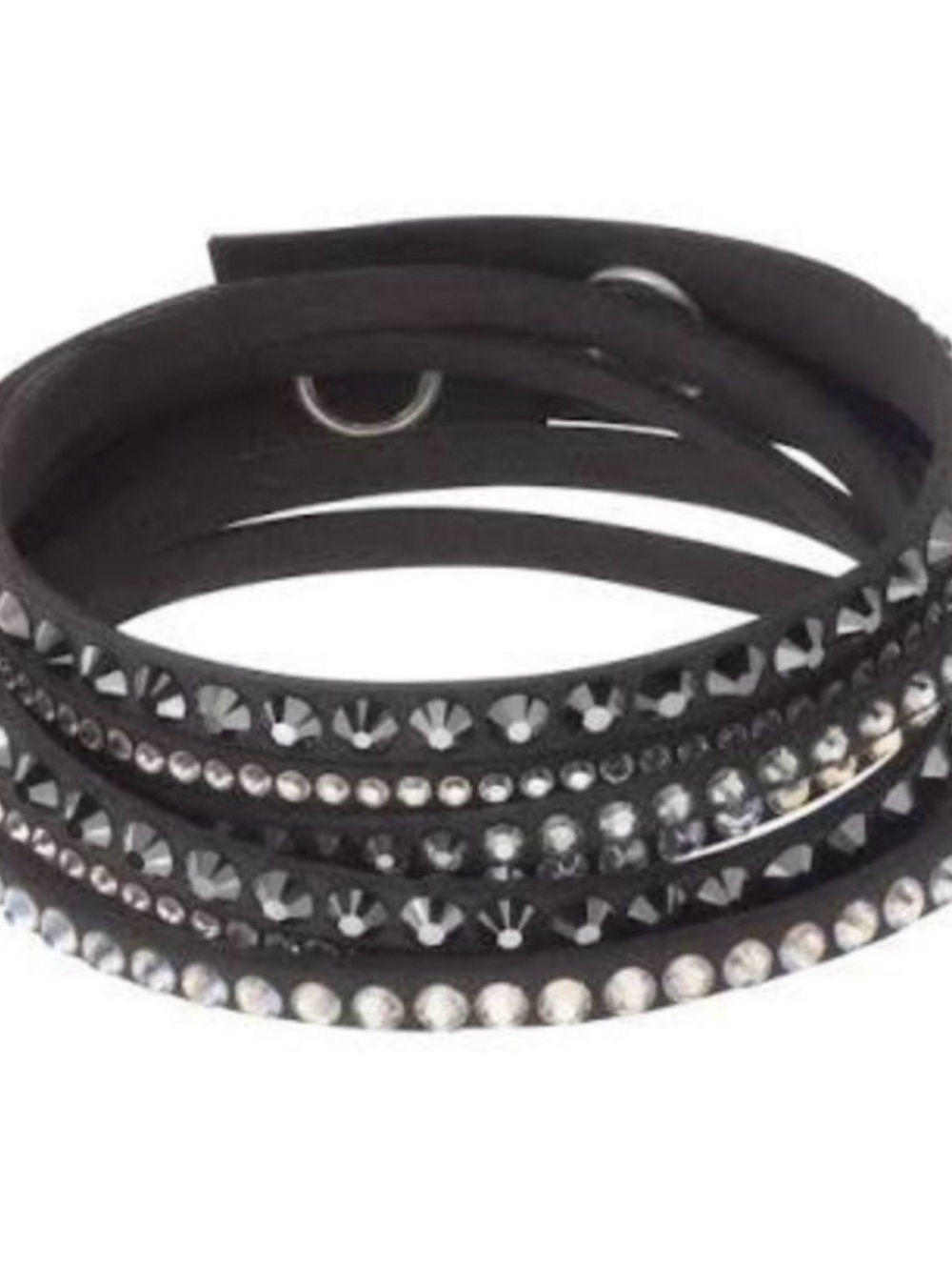 Swarovski Black Crystal Wrap Bracelet